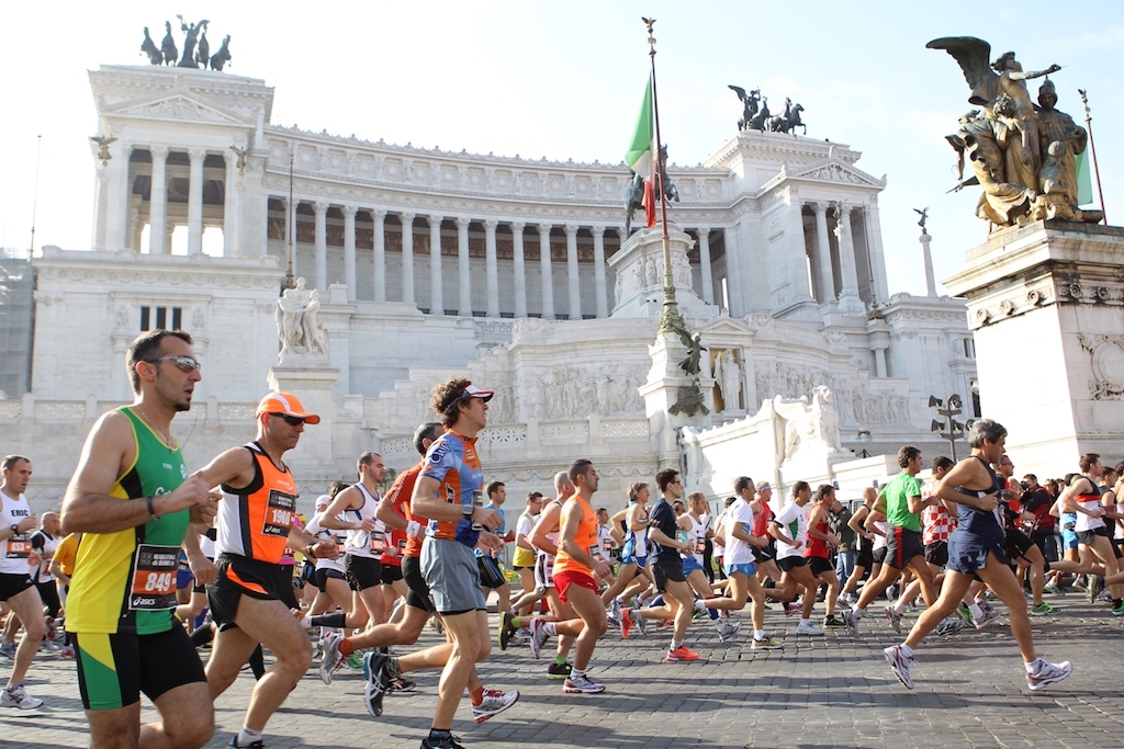 Maratona di Roma, Piazza Venezia